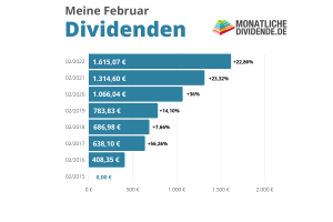 Meine Februar 2022 Dividenden