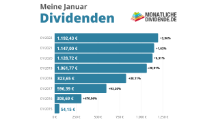 Meine Dividenden im Januar 2022